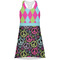 Harlequin & Peace Signs Racerback Dress - X Large
