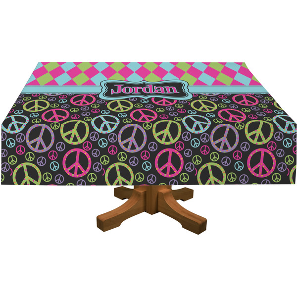 Harlequin & Peace Signs Tablecloths (Personalized)