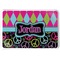 Harlequin & Peace Signs Serving Tray (Personalized)