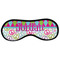 Harlequin & Peace Signs Sleeping Eye Mask - Front Large