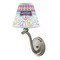 Harlequin & Peace Signs Small Chandelier Lamp - LIFESTYLE (on wall lamp)