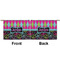 Harlequin & Peace Signs Small Zipper Pouch Approval (Front and Back)