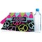Harlequin & Peace Signs Sports & Fitness Towel (Personalized)