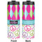 Harlequin & Peace Signs Stainless Steel Tumbler - Apvl