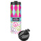 Harlequin & Peace Signs Stainless Steel Skinny Tumbler (Personalized)