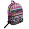 Harlequin & Peace Signs Student Backpack Front
