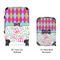 Harlequin & Peace Signs Suitcase Set 4 - APPROVAL