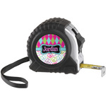 Harlequin & Peace Signs Tape Measure (25 ft) (Personalized)