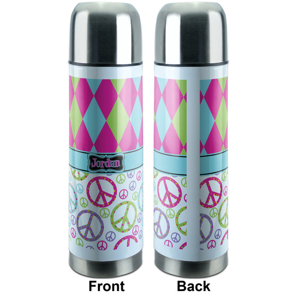 Harlequin & Peace Signs Thermos - Apvl