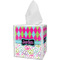 Harlequin & Peace Signs Tissue Box Cover (Personalized)