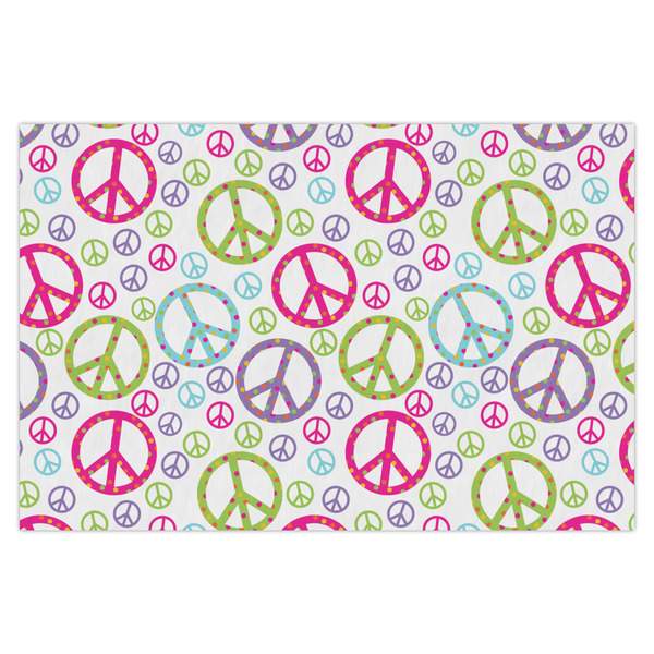 Custom Harlequin & Peace Signs Tissue Paper Sheets - X-Large - Heavyweight