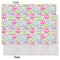 Harlequin & Peace Signs Tissue Paper - Lightweight - Large - Front & Back