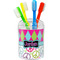 Harlequin & Peace Signs Toothbrush Holder (Personalized)