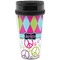 Harlequin & Peace Signs Travel Mug (Personalized)