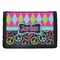 Harlequin & Peace Signs Trifold Wallet (Personalized)
