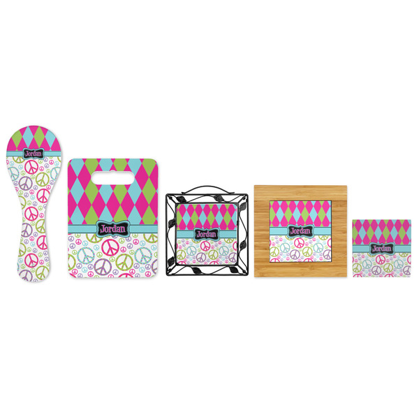 Harlequin & Peace Signs Trivets - All Trivets