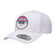Harlequin & Peace Signs Trucker Hat - White (Personalized)