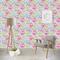 Harlequin & Peace Signs Wallpaper & Surface Covering
