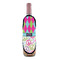 Harlequin & Peace Signs Wine Bottle Apron - IN CONTEXT