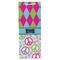 Harlequin & Peace Signs Wine Gift Bag - Gloss - Front