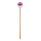 Harlequin & Peace Signs Wooden 6" Stir Stick - Round - Single Stick