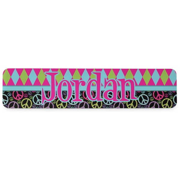 Harlequin & Peace Signs Wrist Rest - Apvl