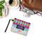 Harlequin & Peace Signs Wristlet ID Cases - LIFESTYLE