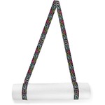 Harlequin & Peace Signs Yoga Mat Strap (Personalized)