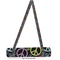 Harlequin & Peace Signs Yoga Mat Strap With Full Yoga Mat Design