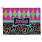 Harlequin & Peace Signs Zipper Pouch (Personalized)