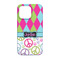 Harlequin & Peace Signs iPhone 13 Case - Back