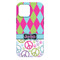 Harlequin & Peace Signs iPhone 13 Pro Max Tough Case - Back