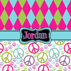 Harlequin & Peace Signs