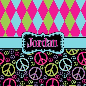 Harlequin & Peace Signs