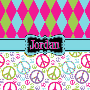 Harlequin & Peace Signs