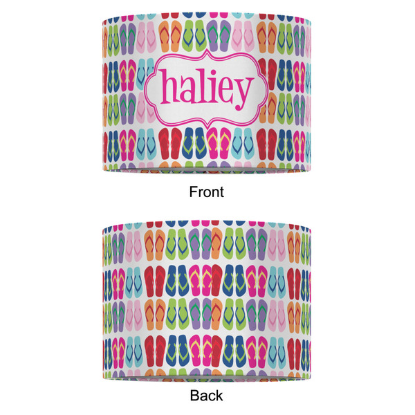 FlipFlop 12" Drum Lampshade - APPROVAL (Fabric)