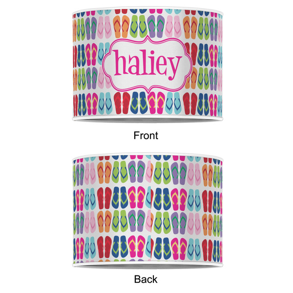 FlipFlop 12" Drum Lampshade - APPROVAL (Poly Film)