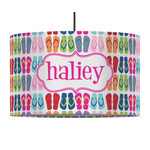 FlipFlop 12" Drum Pendant Lamp - Fabric (Personalized)