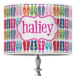 FlipFlop 16" Drum Lamp Shade - Poly-film (Personalized)