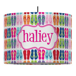 FlipFlop Drum Pendant Lamp (Personalized)