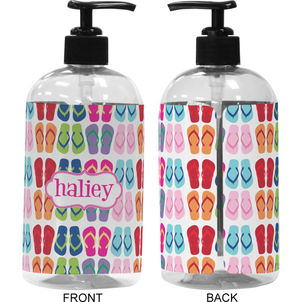 FlipFlop 16 oz Plastic Liquid Dispenser (Approval)