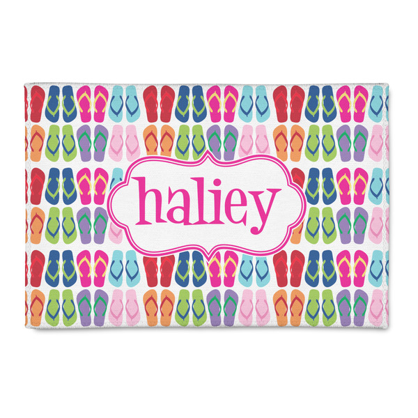 Custom FlipFlop 2' x 3' Patio Rug (Personalized)