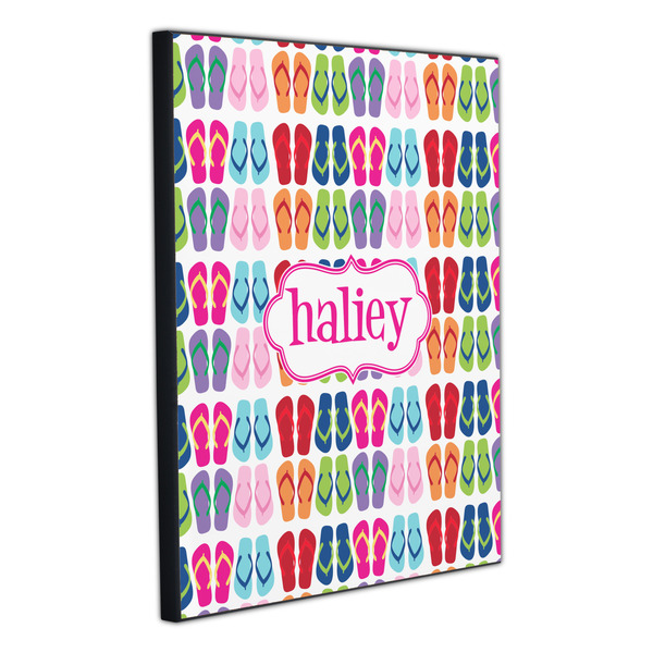 FlipFlop 20x24 Wood Print - Angle View