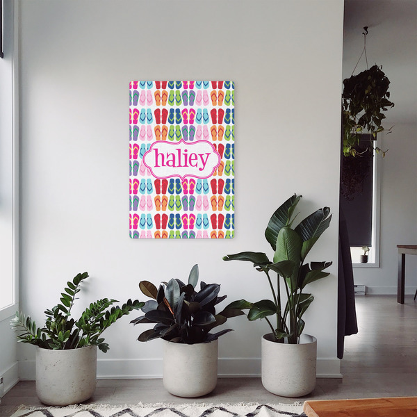 FlipFlop 20x30 - Canvas Print - In Context