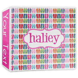 FlipFlop 3-Ring Binder - 3 inch (Personalized)