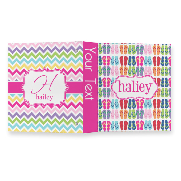 FlipFlop 3 Ring Binders - Full Wrap - 1" - OPEN OUTSIDE