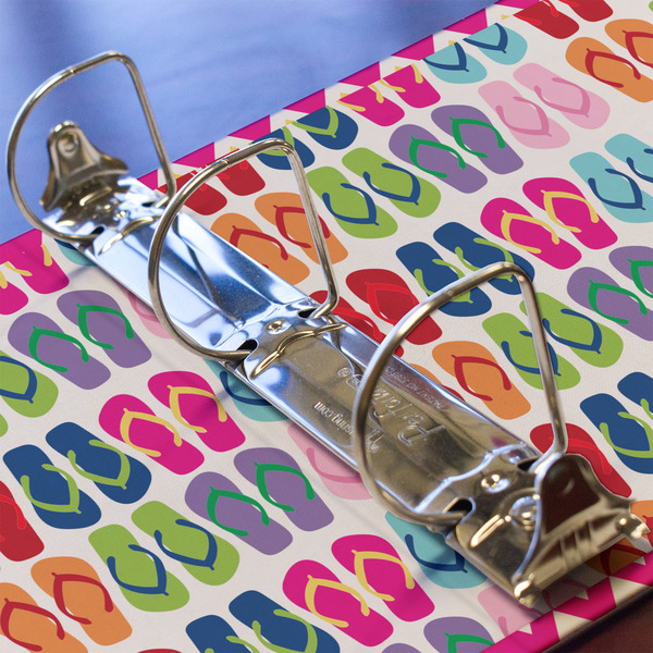FlipFlop 3 Ring Binders - Full Wrap - 2" - DETAIL