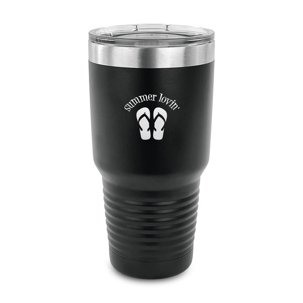 Custom FlipFlop 30 oz Stainless Steel Tumbler (Personalized)