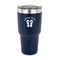 FlipFlop 30 oz Stainless Steel Ringneck Tumblers - Navy - FRONT