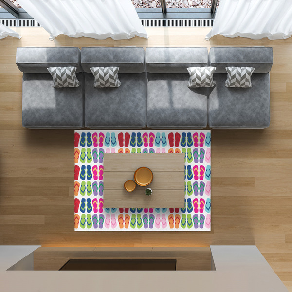 FlipFlop 5'x7' Indoor Area Rugs - IN CONTEXT